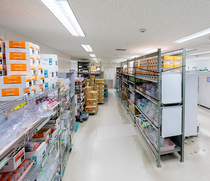 俯瞰した注射室写真