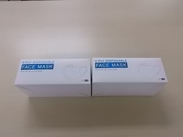 サージカルマスク2,000枚を寄付いただきました。