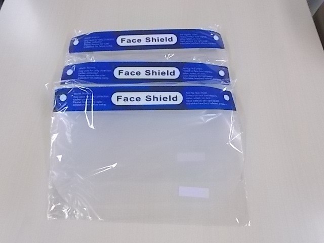 MMMJAPAN様より、フェイスシールド100個を寄付いただきました。